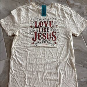 Love Like Jesus Graphic Tee - Cream